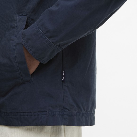Barbour Lifestyle Mens Blue Glendale Overshirt #3