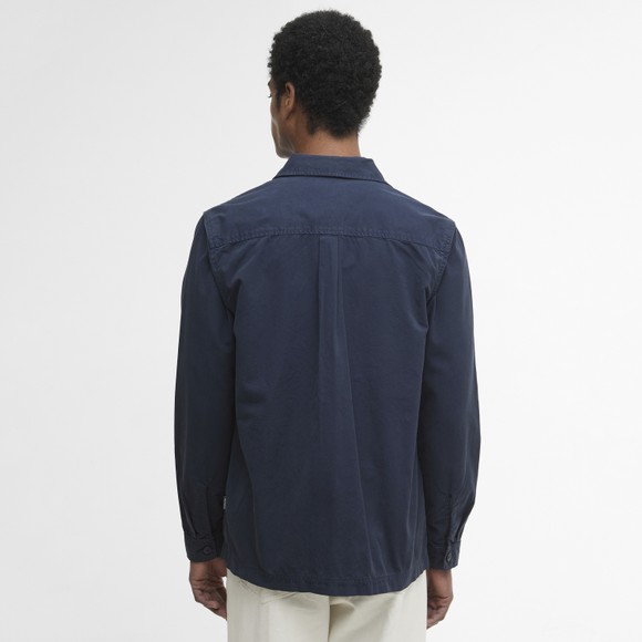 Barbour Lifestyle Mens Blue Glendale Overshirt #4