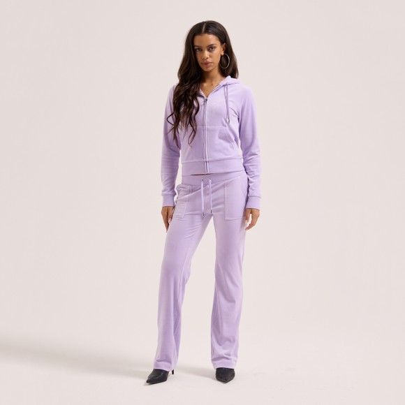 Juicy Couture Womens Purple Del Ray Pocket Track Pant #3