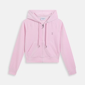 Madison Col Outline Velour Hoody