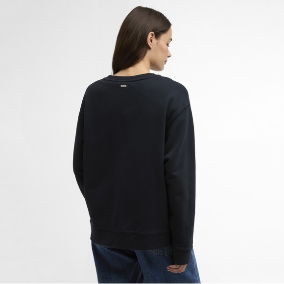 Barbour Lifestyle Womens Blue Hartland Crewneck Sweatshirt #3