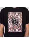 Pretty Green Mens Black Resonance Box Logo T-Shirt