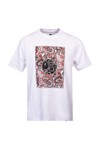 Pretty Green Mens White Resonance Box Logo T-Shirt
