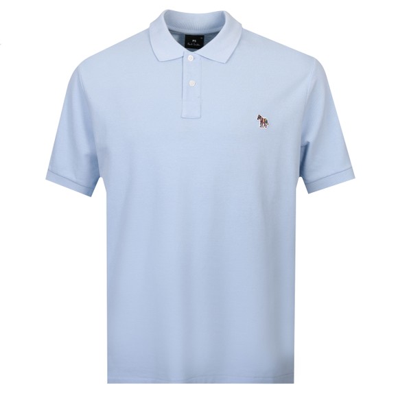 PS Paul Smith Mens Blue Zebra Polo Shirt #1