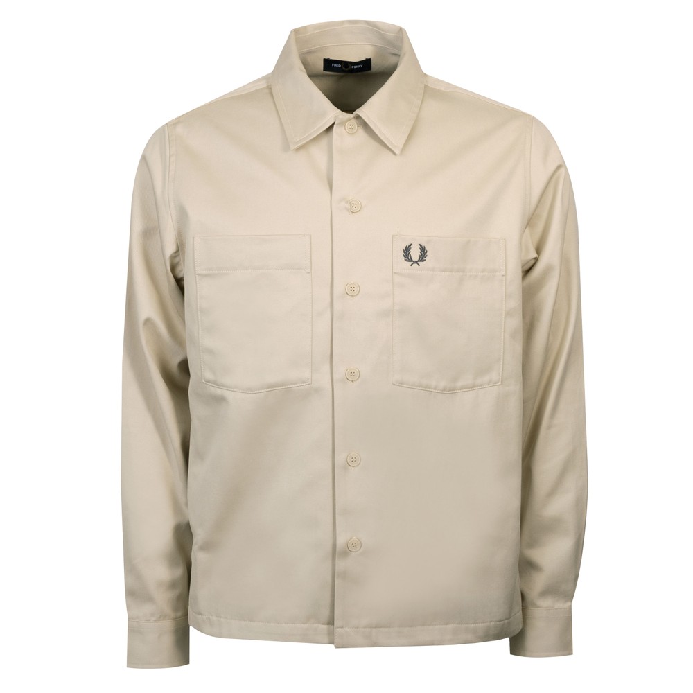 Twill Button Through Overshirt
