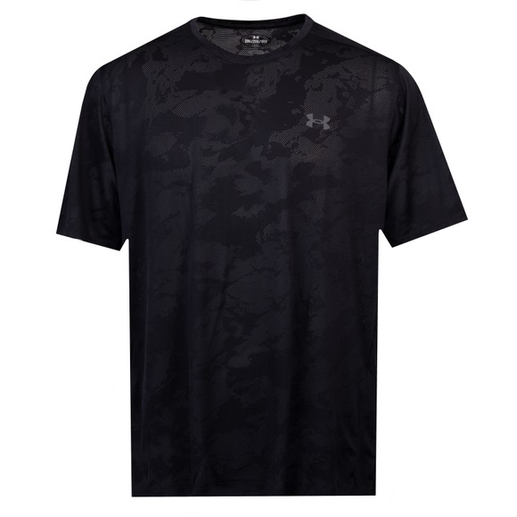 Under Armour Mens Black Tech Vent Jacquard T-Shirt