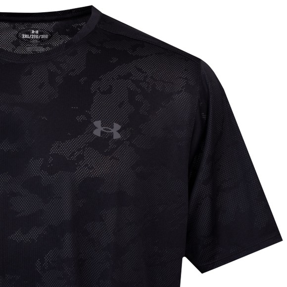 Under Armour Mens Black Tech Vent Jacquard T-Shirt