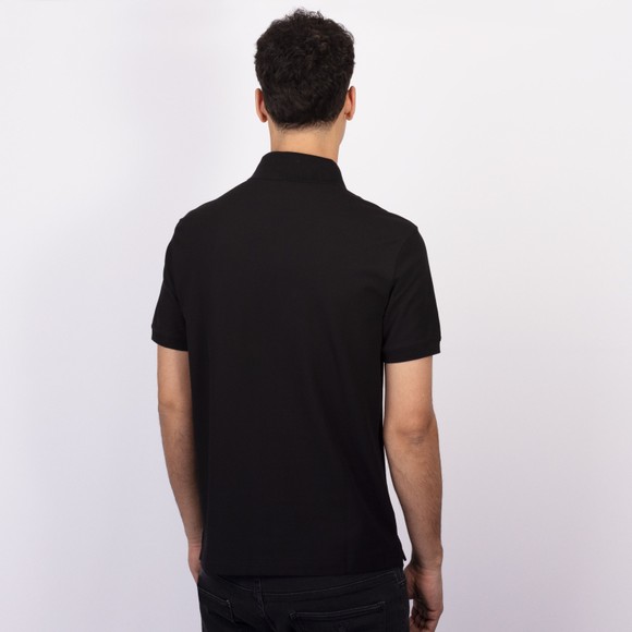 Emporio Armani Mens Black Placket Trim Polo Shirt #4
