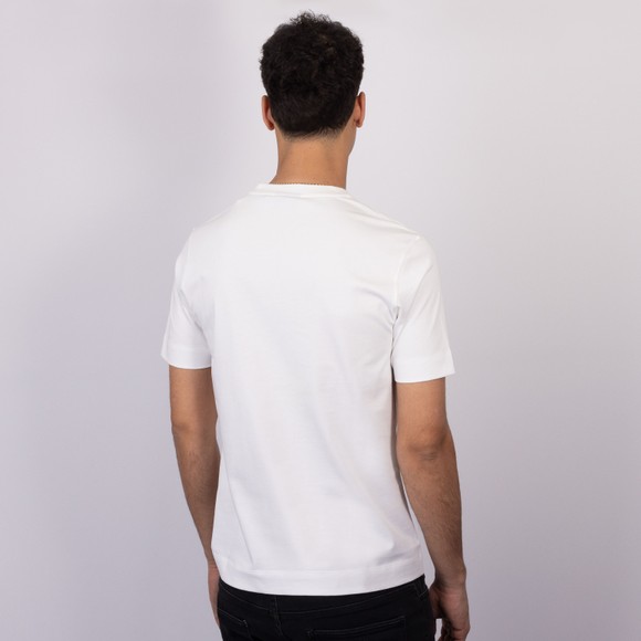 Emporio Armani Mens White Embroidered Eagle Crew T Shirt #4