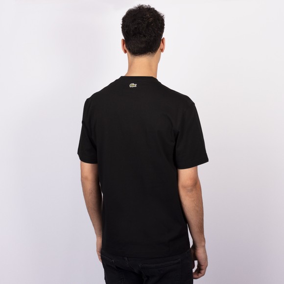 Lacoste Mens Black TH14146 T-Shirt #4