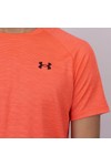 Under Armour Mens Red Tech Textured T-Shirt