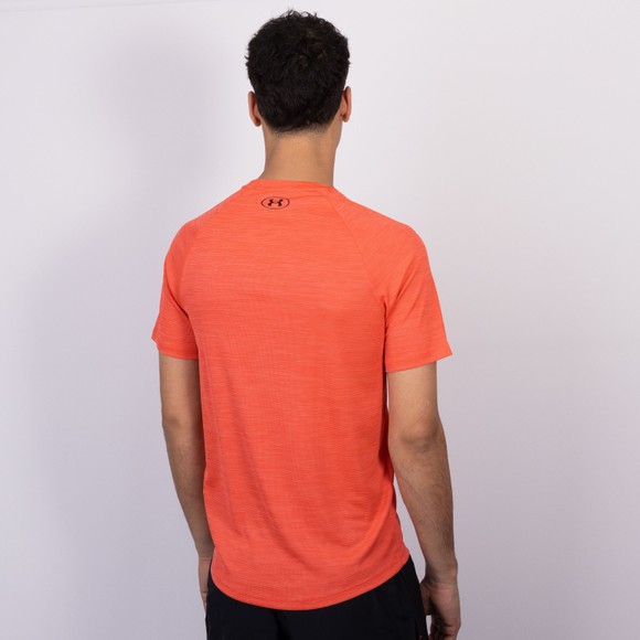 Under Armour Mens Red Tech Textured T-Shirt main image