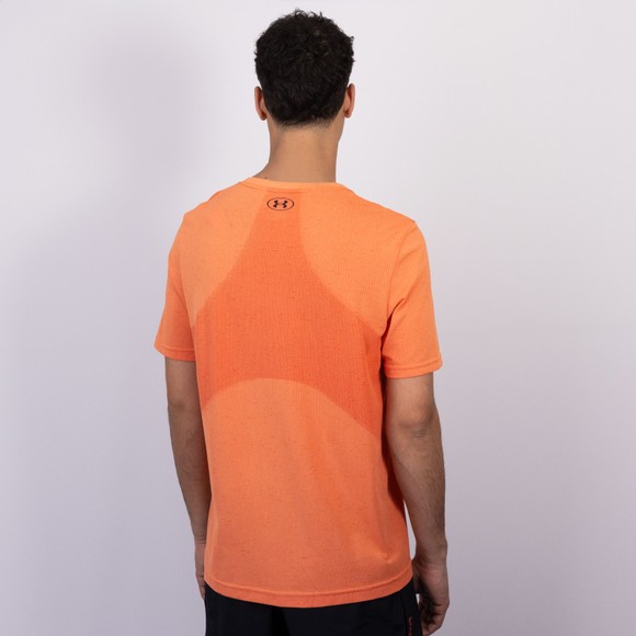 Under Armour Mens Orange Vanish Seamless T-Shirt