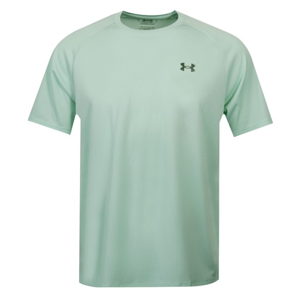Under Armour Mens Green Tech Textured T-Shirt main image