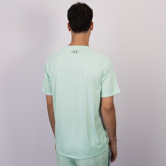 Under Armour Mens Green Tech Textured T-Shirt main image