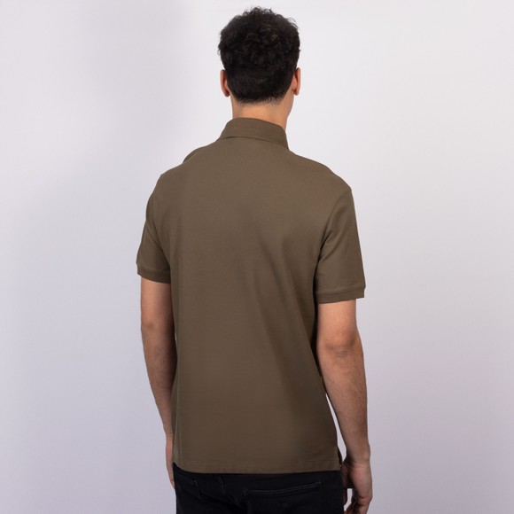 Emporio Armani Mens Brown Placket Trim Polo Shirt #4