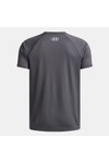 Under Armour Boys Grey Tech Split Wordmark T-Shirt