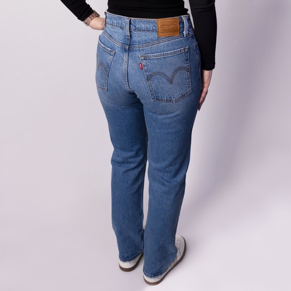 Levi's ® Womens Blue Wedgie Straight Jeans #3