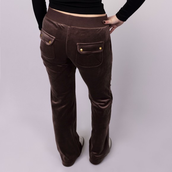 Juicy Couture Womens Brown Del Ray Gold Jogger #3