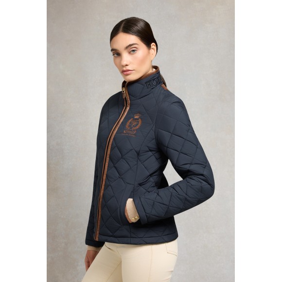 Holland Cooper Womens Blue Lightweight Country Jacket #3