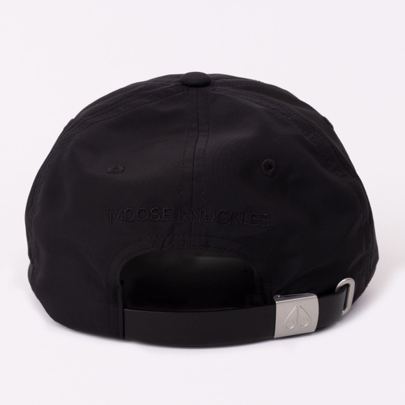 Moose Knuckles Mens Black Crescent Logo Cap #3