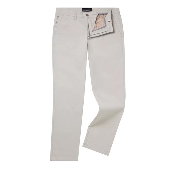 Remus Mens Grey Romano Chino Trouser