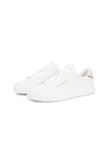 Tommy Hilfiger Mens Off-White Court LTH Detail Essential Trainer