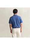 Gant Mens Blue Contrast Pique Polo Shirt
