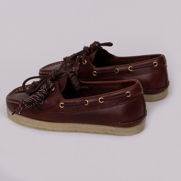 Clarks Originals Mens Brown Godney Boat Shoe #3