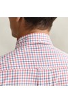Gant Mens Red Reg Classic Poplin Check Shirt