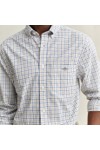 Gant Mens Beige Reg Classic Poplin Check Shirt