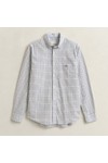 Gant Mens Beige Reg Classic Poplin Check Shirt