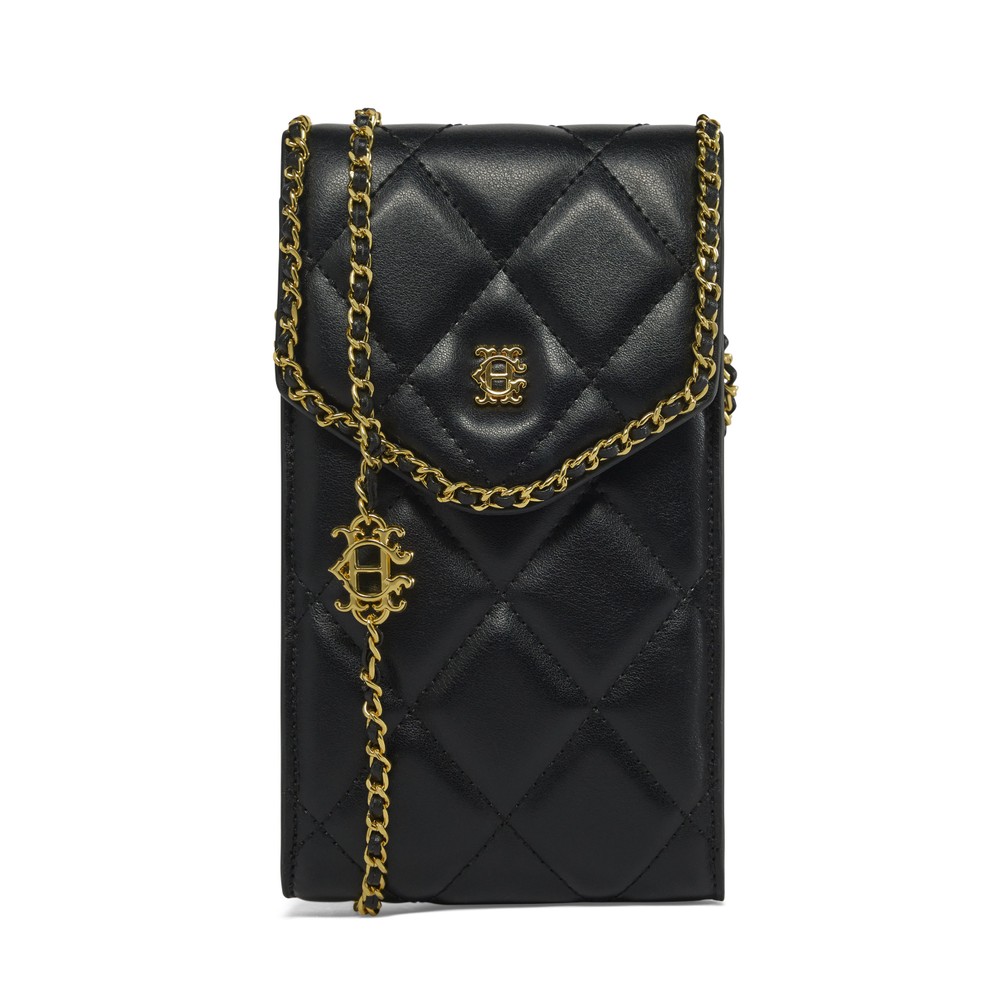 Quilted Chain Crossbody Pouch