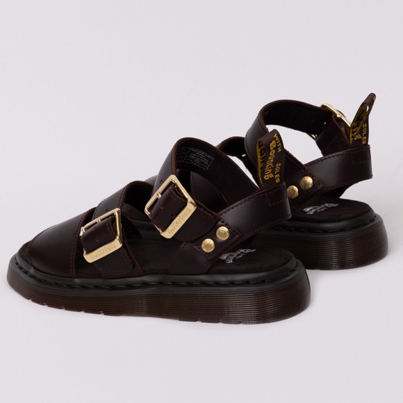 Dr. Martens Womens Brown Gryphon Quad Sandal #3