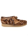 Clarks Originals Womens Green Wallabee Tiger Print