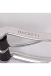 Hackett Mens Black Tack Stitch H Keeper Belt