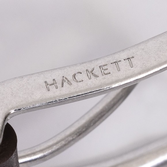 Hackett Mens Brown Tack Stitch H Keeper Belt main image