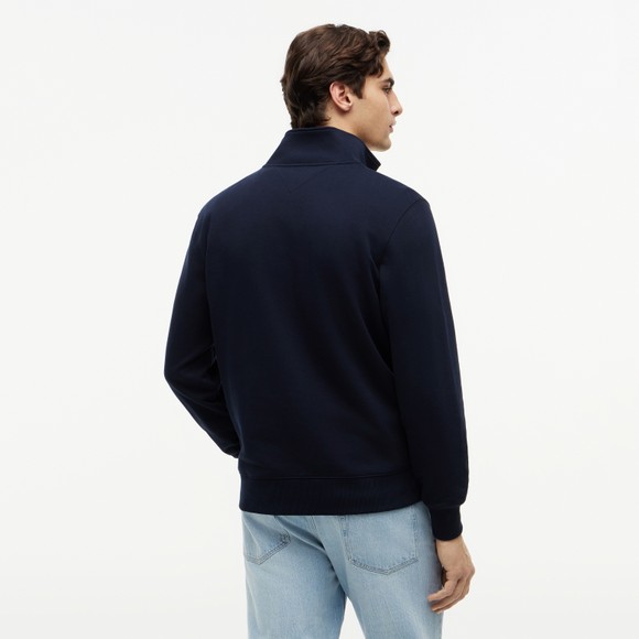 Tommy Hilfiger Mens Blue Essential New Terry 1/4 Zip Sweatshirt main image