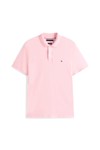 Tommy Hilfiger Mens Pink Liquid Cotton Polo Shirt