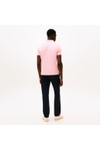 Tommy Hilfiger Mens Pink Liquid Cotton Polo Shirt