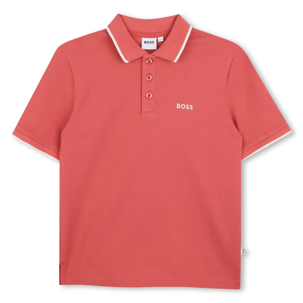 BOSS J53169 Tipped Polo Shirt, view 1