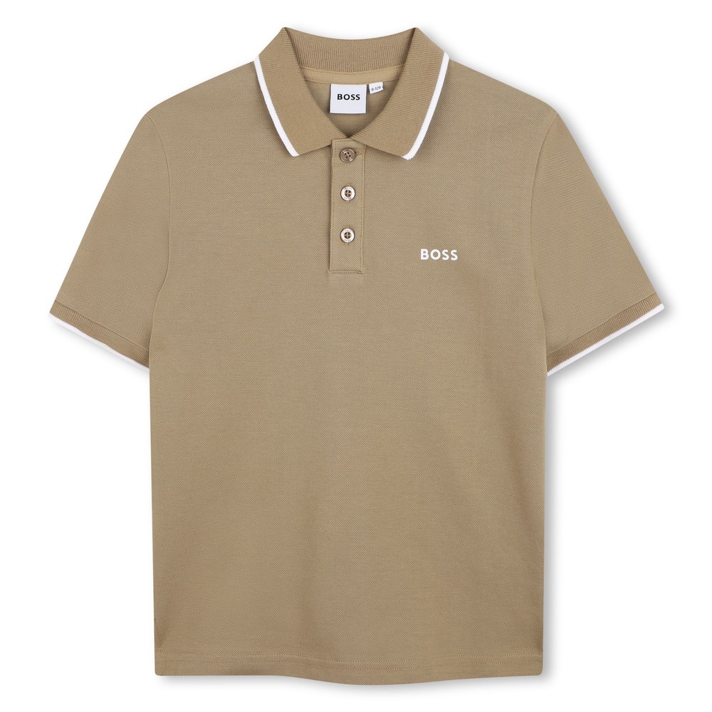 BOSS J53169 Tipped Polo Shirt, view 1
