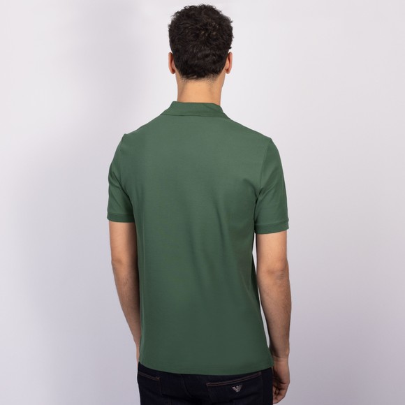 Emporio Armani Mens Green Small Eagle Polo Shirt #4