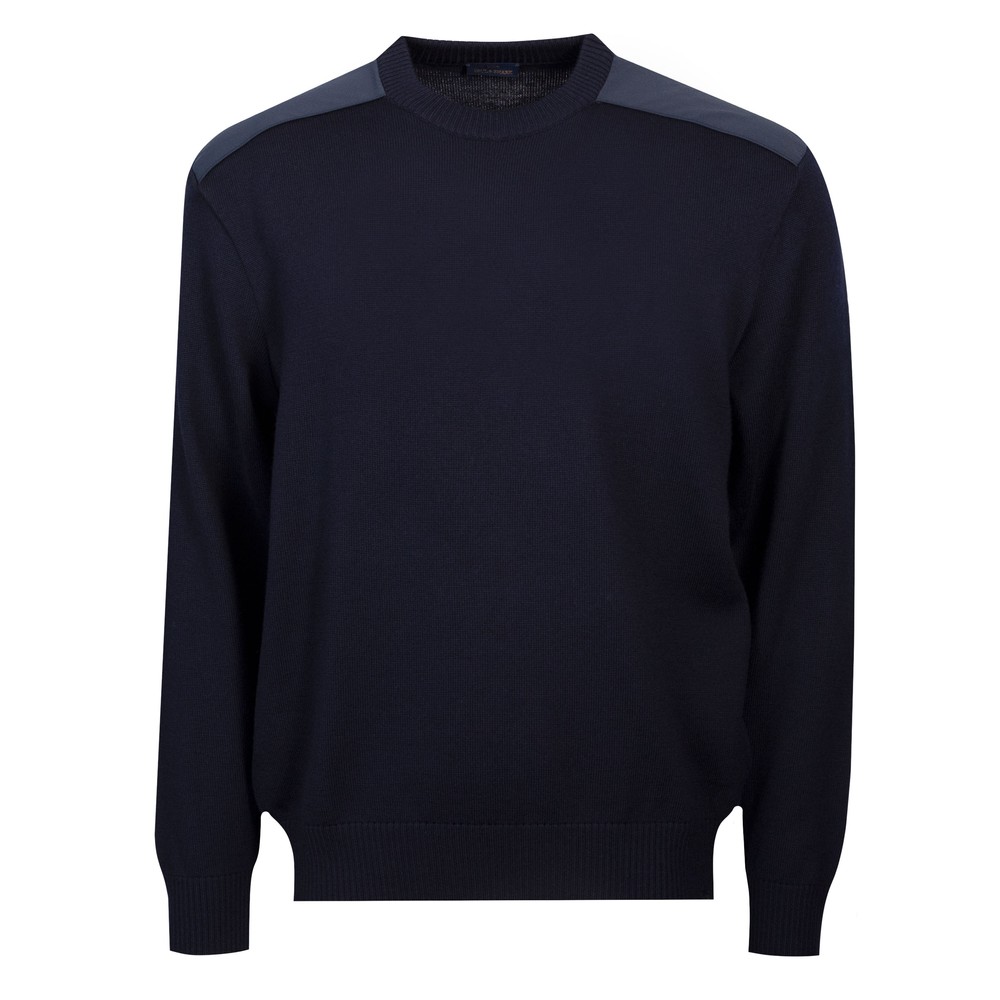 Typhoon Shoulder Detail Knitted Crew Jumper