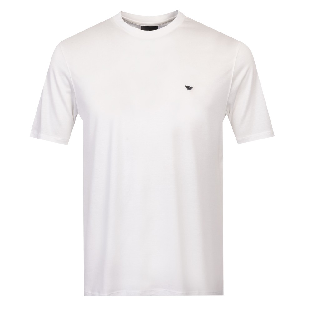 Emporio Armani Embroidered Eagle Pima Cotton T Shirt, view 1
