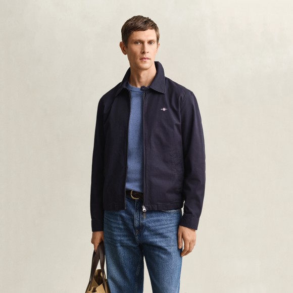Gant Mens Blue Cotton Windcheater