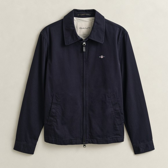 Gant Mens Blue Cotton Windcheater
