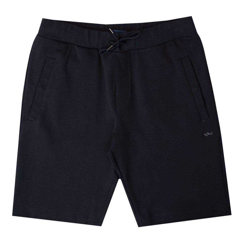 Metal Badge Jogger Shorts