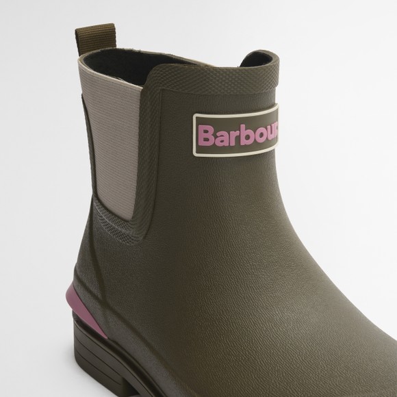 Barbour Lifestyle Womens Green Abbeyfield Packable Ankle Wellingtons #4