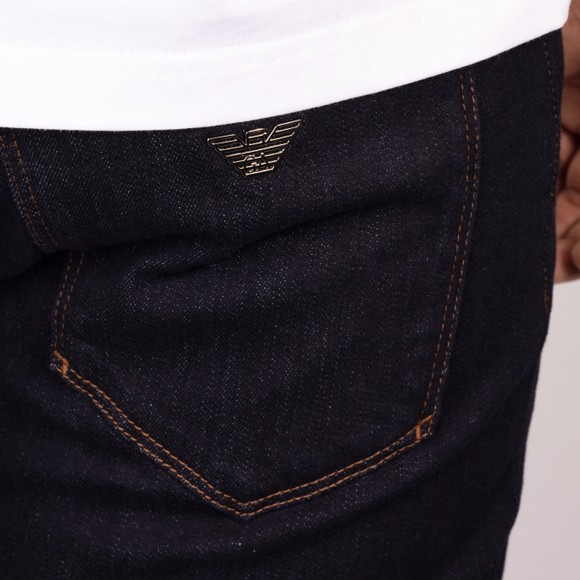 Emporio Armani Mens Blue J06 Slim Jean #4